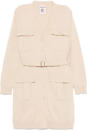 SEMICOUTURE Finstrikket cardi-frakke