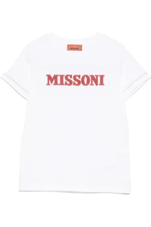 Missoni T-shirt med logobroderi