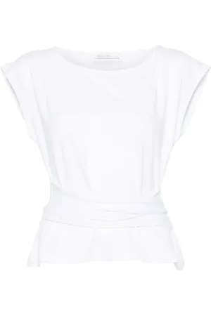 Patrizia Pepe T-shirt med bindedetalje