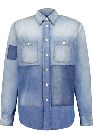 Givenchy Denimskjorte med patchwork