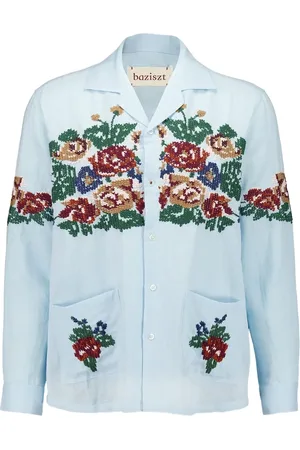 Baziszt Skjorte med broderi