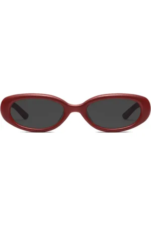 Maison Margiela X Gentle Monster solbriller med ovalt stel