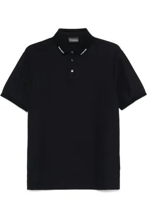 Emporio Armani Poloskjorte med jacquard-logo
