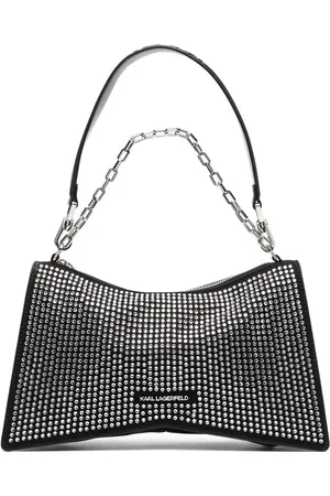 Karl Lagerfeld K/Seven Element skuldertaske med rhinsten