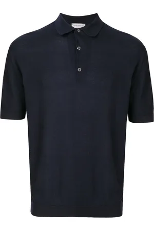 JOHN SMEDLEY Ensfarvet polo