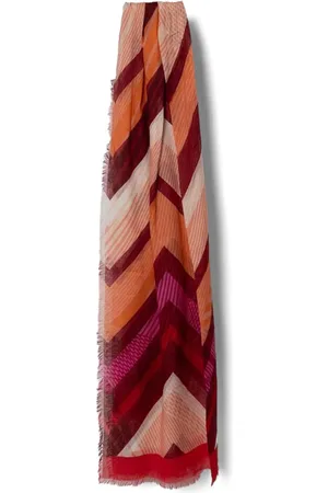 Missoni Mønstret tørklæde med ring