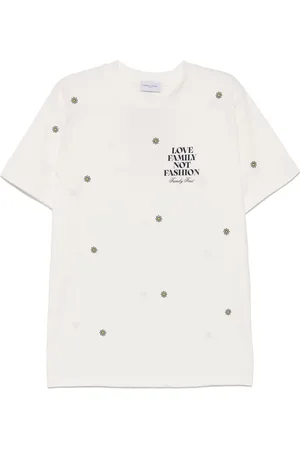 Family First T-shirt med grafisk tryk