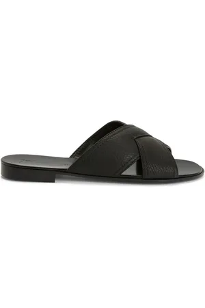 Giuseppe Zanotti Flavio lædersandaler med krydsende remme