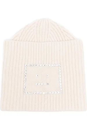 Acne Studios Uldhue med krystaludsmykninger