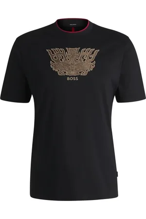 HUGO BOSS T-shirt med logobroderi