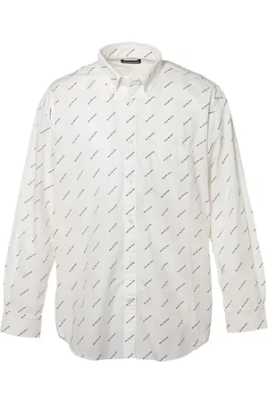 Balenciaga Skjorte med logotryk fra 2018