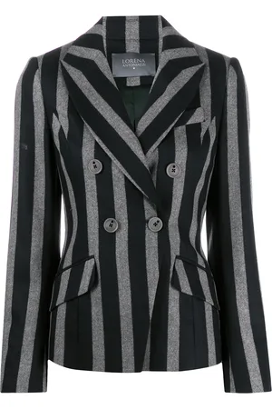LORENA ANTONIAZZI Stribet blazer-jakke