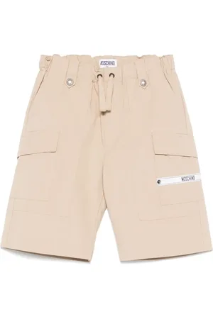 Moschino Cargo-shorts med logomærke