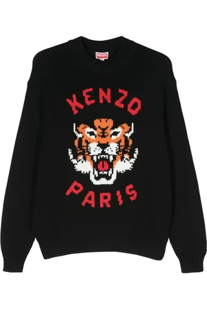 Kenzo Kraftig Lucky Tiger striktrøje