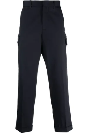 Etro Cropped cargo-bukser med Pegaso-motiv