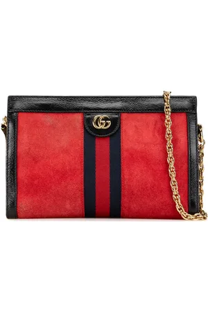 Gucci Lille Ophidia Chain crossbody-taske i ruskind fra 2016-nu