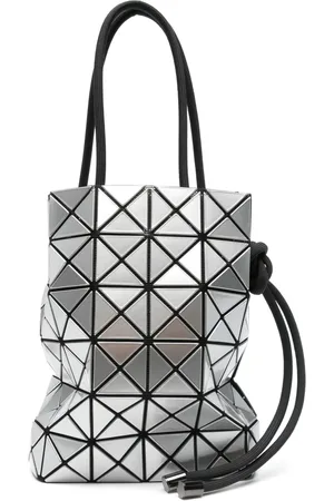 Issey Miyake Bucketbag med geometriskt mönster