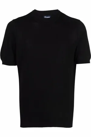 DRUMOHR Finstrikket T-shirt med høj hals