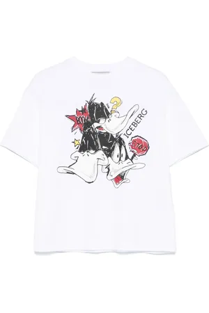 Iceberg X Looney Tunes T-shirt med tegneserie-tryk