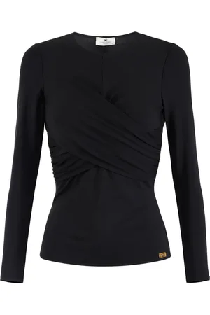 Elisabetta Franchi Draperet top i crepe