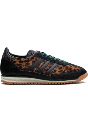 adidas SL 72 Leopard Print Collegiate Green sneakers
