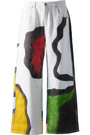 Glass Cypress Painted White jeans