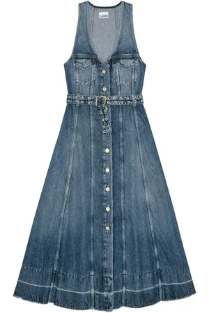 Ganni Lang denimkjole