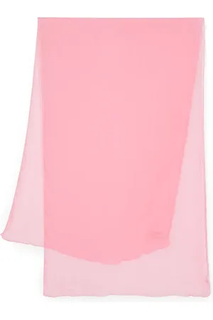 ERMANNO SCERVINO Tørklæde i chiffon med broderet logo
