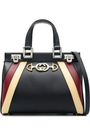 Gucci Mellemstor Zumi taske med tophåndtag