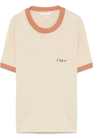 Chloé T-shirt med logotryk
