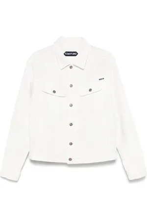 Tom Ford Denimjakke med logomærke