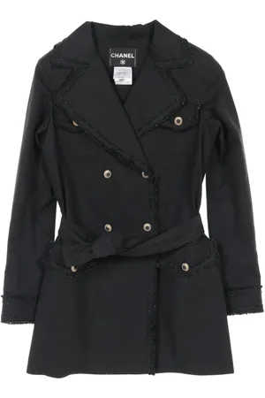 CHANEL Trenchcoat i bomuld fra 1986-1988