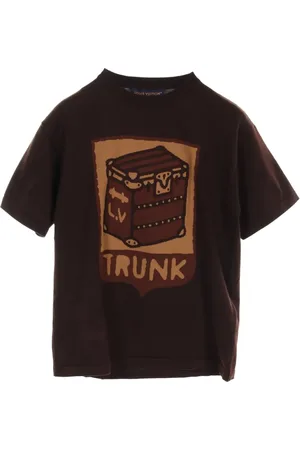 LOUIS VUITTON Intarsiastrikket T-shirt med mønster fra 2010