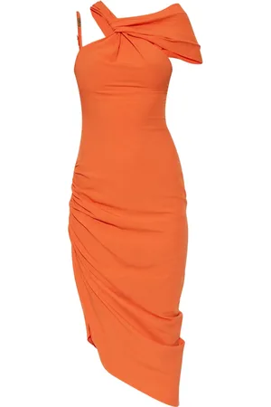 VERSACE Midi asymmetrisk kjole