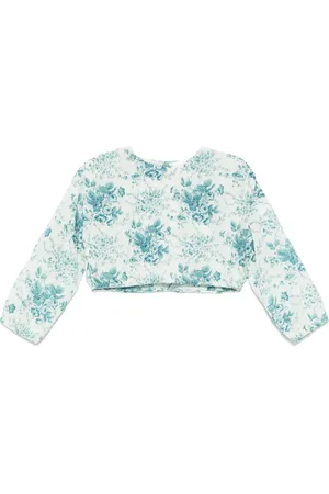 Antik Batik Cropped Cinz top