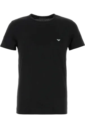 Emporio Armani T-shirt med logotryk, 2-pak