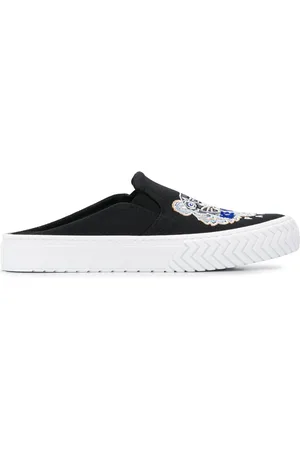 Kenzo Tiger-prægede slip-on sneakers
