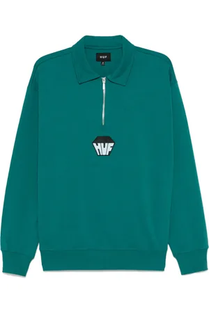 Huf Big Block polo med kvart lynlås