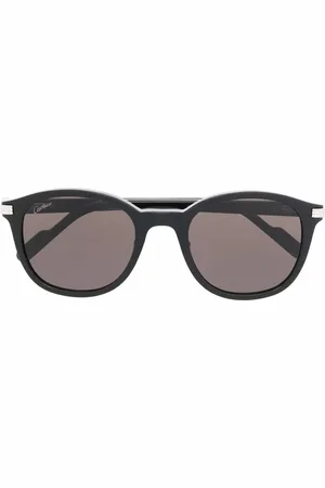 Cartier CT0302S solbriller med rundt stel