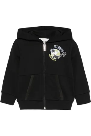 Iceberg X Looney Tunes hættetrøje med tegneserietryk
