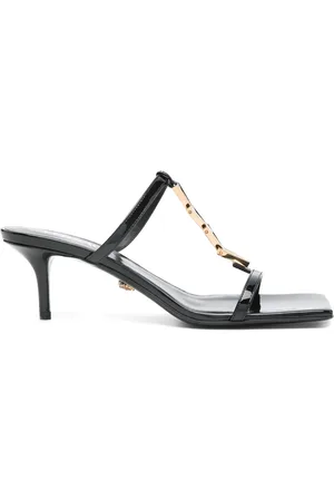 VERSACE 60 mm lædersandaler