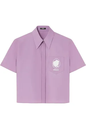 VERSACE Cameo skjorte med broderet logo