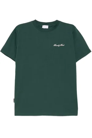 Family First T-shirt med logobroderi