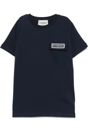 Iceberg T-shirt med rund hals og logo