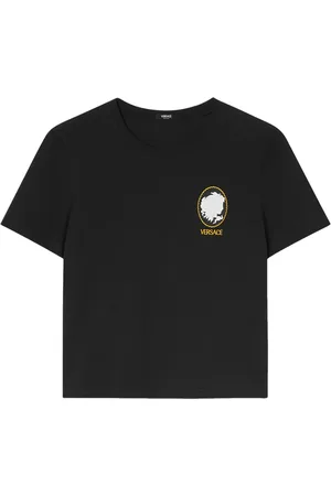 VERSACE Cameo T-shirt med logobroderi
