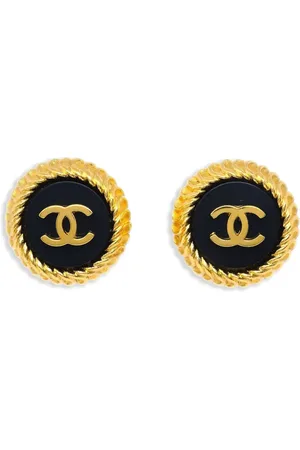 CHANEL 1995 CC-øreklips