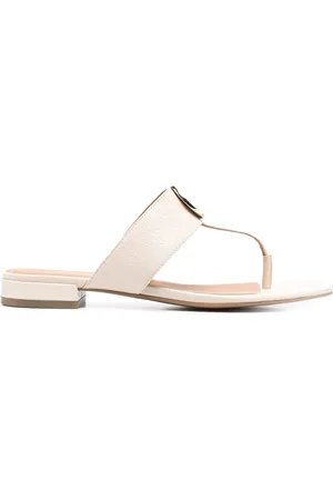 Emporio Armani Sandaler med logoplade og T-rem
