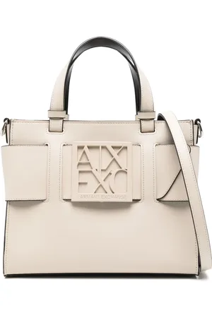 Armani Exchange Tote-väska med logotypplakett