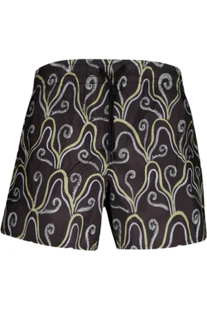 COMMAS Badeshorts med abstrakt mønster