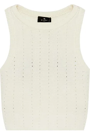 Etro Cropped top med huldetalje